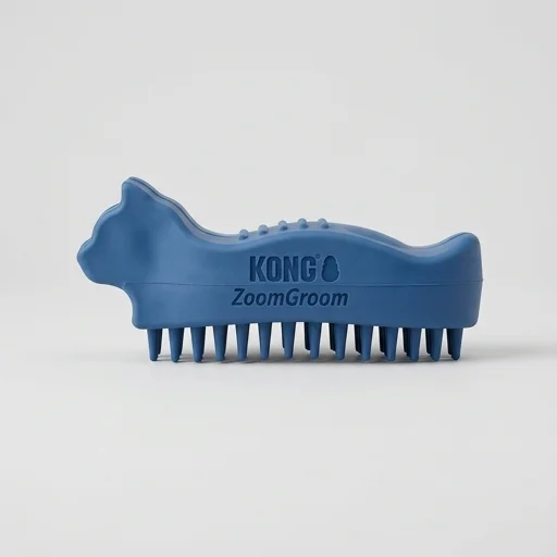 KONG ZoomGroom Rubber Brush view 3